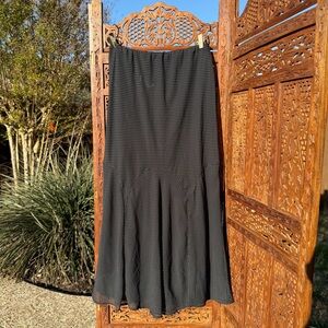 Cato Black Polka Dot Maxi Skirt